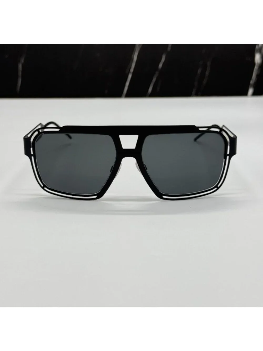 Dolce&Gabbana DG2270 3276/87 Black Gray Men Sunglasses Authentic NEW